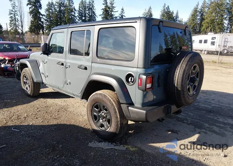 2025 Jeep Wrangler 4-Door Sport 4X4 z USA, uszkodzony, nr VIN 1C4PJXDN5SW656835